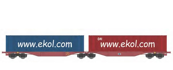 Articulated Container car type Sggmrss 90 of TOUAX loaded with containers<br /><a href='images/pictures/ACME/acme40281.jpg' target='_blank'>Full size image</a>